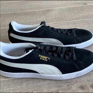 puma suede black size 3